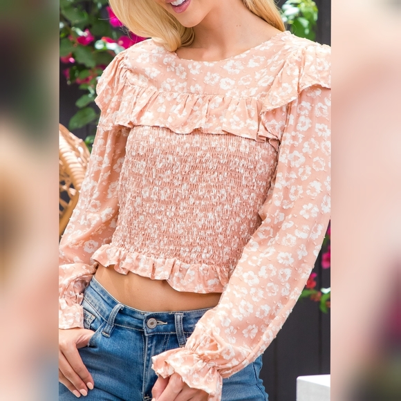 Cropped Leopard Print Blouse - Picture 5 of 6